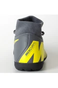 CHUTEIRA SOCIETY NIKE MERCURIALX SUPERFLY 6 CLUB TF - Grafite/amarelo CHUTEIRA SOCIETY NIKE MERCURIALX SUPERFLY 6 CLUB TF - Grafite/amarelo