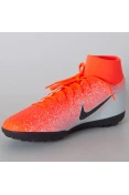 CHUTEIRA SOCIETY NIKE MERCURIALX SUPERFLY 6 CLUB TF - Laranja/branco CHUTEIRA SOCIETY NIKE MERCURIALX SUPERFLY 6 CLUB TF - Laranja/branco