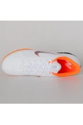 CHUTEIRA SOCIETY NIKE MERCURIALX VAPOR 12 ACADEMY TF - Branco/laranja CHUTEIRA SOCIETY NIKE MERCURIALX VAPOR 12 ACADEMY TF - Branco/laranja