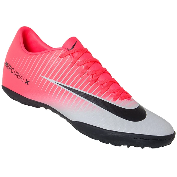CHUTEIRA SOCIETY NIKE MERCURIALX VICTORY 6 TF - Pink/branco
