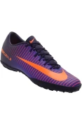 CHUTEIRA SOCIETY NIKE MERCURIALX VICTORY 6 TF - Roxo/laranja