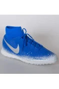 CHUTEIRA SOCIETY NIKE PHANTOM VISION CLUB DYNAMIC FIT TF - Azul/branco CHUTEIRA SOCIETY NIKE PHANTOM VISION CLUB DYNAMIC FIT TF - Azul/branco