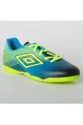 CHUTEIRA UMBRO INDOOR SLICE 3 INFANTIL - Azul/verde