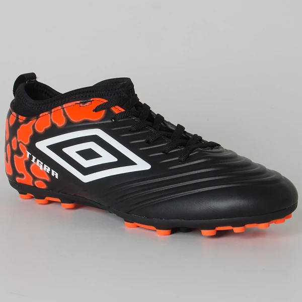 CHUTEIRA UMBRO SOCIETY TIGRA MID - Preto/laranja