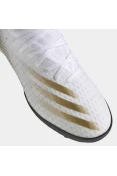 CHUTEIRA X GHOSTED.3 SOCIETY ADIDAS MASCULINA - Branco/dourado CHUTEIRA X GHOSTED.3 SOCIETY ADIDAS MASCULINA - Branco/dourado