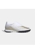 CHUTEIRA X GHOSTED.3 SOCIETY ADIDAS MASCULINA - Branco/dourado CHUTEIRA X GHOSTED.3 SOCIETY ADIDAS MASCULINA - Branco/dourado
