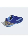 CHUTEIRAS ADIDAS FUTSAL X CRAZYFAST CLUB MESSI JR INFANTIL - Azul/dourado CHUTEIRAS ADIDAS FUTSAL X CRAZYFAST CLUB MESSI JR INFANTIL - Azul/dourado