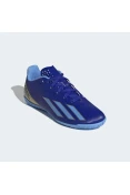 CHUTEIRAS ADIDAS FUTSAL X CRAZYFAST CLUB MESSI JR INFANTIL - Azul/dourado CHUTEIRAS ADIDAS FUTSAL X CRAZYFAST CLUB MESSI JR INFANTIL - Azul/dourado