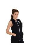COLETE NIKE CLUB FZ VEST FEMININO - Preto