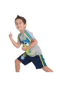 CONJUNTO ADIDAS DY MICKEY LK INFANTIL - Cinza/marinho CONJUNTO ADIDAS DY MICKEY LK INFANTIL - Cinza/marinho