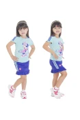 CONJUNTO ADIDAS DY MINNIE INFANTIL - Verde/roxo CONJUNTO ADIDAS DY MINNIE INFANTIL - Verde/roxo