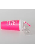 COQUETELEIRA LIVE WORKOUT TIME COM ESFERA DE MOLA - Pink/branco COQUETELEIRA LIVE WORKOUT TIME COM ESFERA DE MOLA - Pink/branco