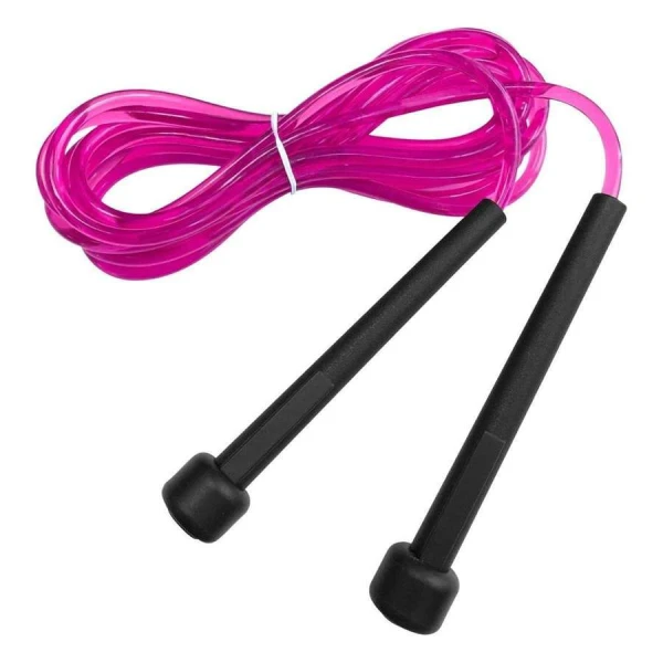 CORDA DE PULAR POKER LIGHT TRAINING 2,70M REGULÁVEL - Rosa