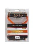EXTENSOR HIDROLIGHT CURTO FITNESS - Preto/laranja EXTENSOR HIDROLIGHT CURTO FITNESS - Preto/laranja