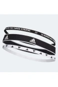 FAIXA DE CABEÇA BANDANA ADIDAS TREINO PACOTE 3 UNIDADES - Preto/branco FAIXA DE CABEÇA BANDANA ADIDAS TREINO PACOTE 3 UNIDADES - Preto/branco