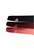 FAIXAS ADIDAS PARA CABELO PACOTE 3 UNIDADES UNISSEX - Colorido FAIXAS ADIDAS PARA CABELO PACOTE 3 UNIDADES UNISSEX - Colorido