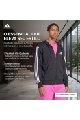 JAQUETA ADIDAS 3 STRIPES ESSENTIALS MASCULINA - Preto/branco