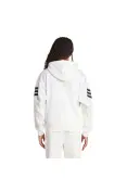 JAQUETA ADIDAS 3S FUTURE ICONS C/CAPUZ MASCULINA - Branco