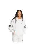 JAQUETA ADIDAS 3S FUTURE ICONS C/CAPUZ MASCULINA - Branco