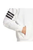 JAQUETA ADIDAS 3S FUTURE ICONS C/CAPUZ MASCULINA - Branco