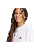 JAQUETA ADIDAS 3S FUTURE ICONS C/CAPUZ MASCULINA - Branco