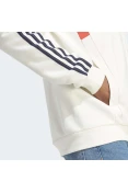 JAQUETA ADIDAS CB ZIP HD MASCULINA - Branco JAQUETA ADIDAS CB ZIP HD MASCULINA - Branco