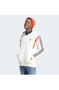 JAQUETA ADIDAS CB ZIP HD MASCULINA - Branco JAQUETA ADIDAS CB ZIP HD MASCULINA - Branco