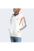 JAQUETA ADIDAS CB ZIP HD MASCULINA - Branco JAQUETA ADIDAS CB ZIP HD MASCULINA - Branco