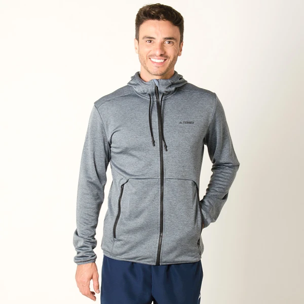 JAQUETA ADIDAS CLIMB THE CITY MASCULINA - Azul