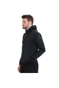 JAQUETA ADIDAS CORTA-VENTO DAYBREAKER COM CAPUZ MASCULINA - Preto JAQUETA ADIDAS CORTA-VENTO DAYBREAKER COM CAPUZ MASCULINA - Preto