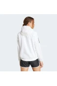 JAQUETA ADIDAS CORTA VENTO OWN THE RUN BASE FEMININA - Branco JAQUETA ADIDAS CORTA VENTO OWN THE RUN BASE FEMININA - Branco