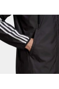 JAQUETA ADIDAS CORTA-VENTO PRIMEGREEN ESSENTIALS 3-STRIPES MASCULINA - Preto/branco JAQUETA ADIDAS CORTA-VENTO PRIMEGREEN ESSENTIALS 3-STRIPES MASCULINA - Preto/branco