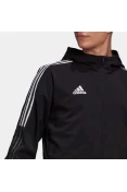 JAQUETA ADIDAS CORTA-VENTO TIRO 21 MASCULINA - Preto/branco JAQUETA ADIDAS CORTA-VENTO TIRO 21 MASCULINA - Preto/branco