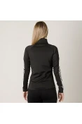 JAQUETA ADIDAS D2M TRACKTOP FEMININA - Preto JAQUETA ADIDAS D2M TRACKTOP FEMININA - Preto