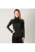JAQUETA ADIDAS D2M TRACKTOP FEMININA - Preto JAQUETA ADIDAS D2M TRACKTOP FEMININA - Preto