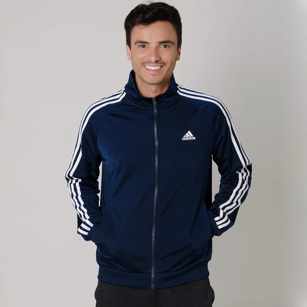 JAQUETA ADIDAS ESS 3S TREINO TOP MASCULINA - Marinho