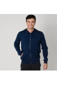 JAQUETA ADIDAS ESSENTIALS BASE FLEECE COM CAPUZ MASCULINA - Marinho
