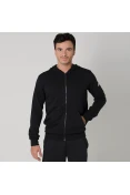 JAQUETA ADIDAS ESSENTIALS BASE FLEECE COM CAPUZ MASCULINA - Preto JAQUETA ADIDAS ESSENTIALS BASE FLEECE COM CAPUZ MASCULINA - Preto