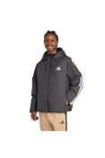 JAQUETA ADIDAS ESSENTIALS CLIMAWARM 3-STRIPES MASCULINA - Preto/branco