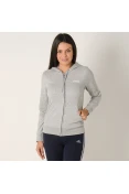 JAQUETA ADIDAS ESSENTIALS SOLID FEMININA - Cinza
