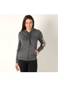 JAQUETA ADIDAS ESSENTIALS SOLID FEMININA - Grafite JAQUETA ADIDAS ESSENTIALS SOLID FEMININA - Grafite