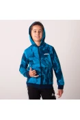 JAQUETA ADIDAS ESTAMPA CORRIDA ESSENTIALS INFANTIL - Azul JAQUETA ADIDAS ESTAMPA CORRIDA ESSENTIALS INFANTIL - Azul