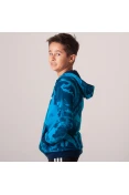 JAQUETA ADIDAS ESTAMPA CORRIDA ESSENTIALS INFANTIL - Azul JAQUETA ADIDAS ESTAMPA CORRIDA ESSENTIALS INFANTIL - Azul
