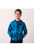 JAQUETA ADIDAS ESTAMPA CORRIDA ESSENTIALS INFANTIL - Azul JAQUETA ADIDAS ESTAMPA CORRIDA ESSENTIALS INFANTIL - Azul