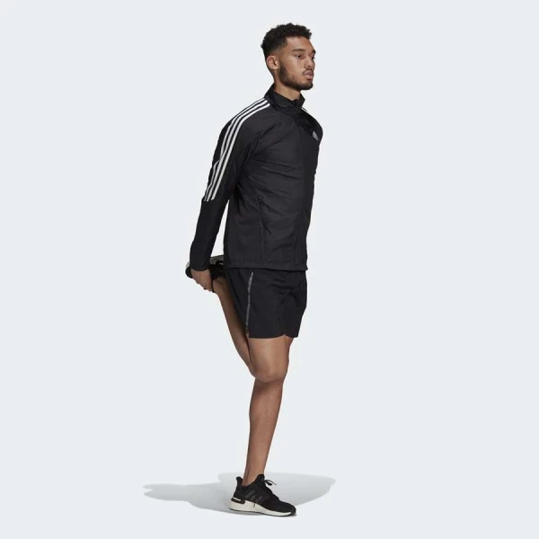 JAQUETA ADIDAS MARATHON MASCULINO - Preto