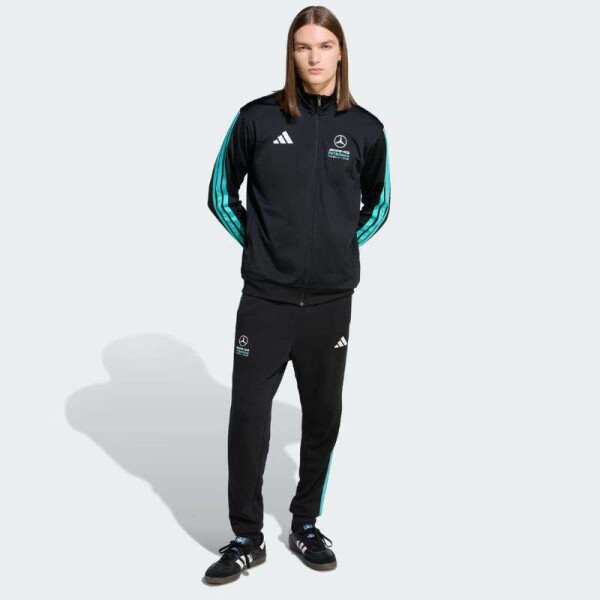 JAQUETA ADIDAS MERCEDES - AMG PETRONAS FÓRMULA 1 TEAM DNA - Preto/verde