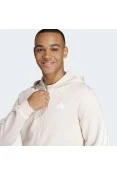 JAQUETA ADIDAS MOLETOM CAPUZ E COM ZÍPER COMPLETO FUTURE ICONS 3 LISTRAS MASCULINA - Rosa