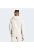 JAQUETA ADIDAS MOLETOM CAPUZ E COM ZÍPER COMPLETO FUTURE ICONS 3 LISTRAS MASCULINA - Rosa