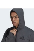 JAQUETA ADIDAS MOLETOM D2M MOTION MASCULINA - Grafite JAQUETA ADIDAS MOLETOM D2M MOTION MASCULINA - Grafite