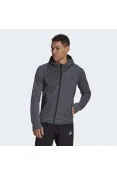 JAQUETA ADIDAS MOLETOM D2M MOTION MASCULINA - Grafite JAQUETA ADIDAS MOLETOM D2M MOTION MASCULINA - Grafite